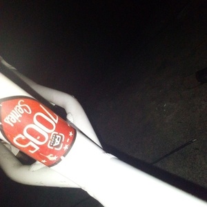 Free Agent Limo FA A130 chromly White, Black, and Stickers tape or other cover-up