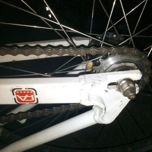 Free Agent Limo FA A130 chromly White, Black, and Stickers tape or other cover-up