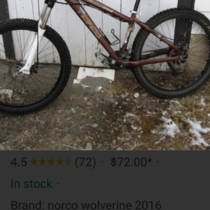 2016 Norco Bikes Wolverine Brown