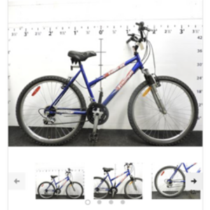 Triumph Cycle Diamond? But the top tube is a bit lower Blue, White, and Red