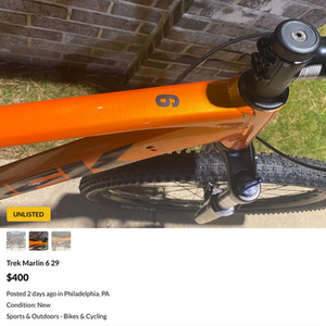 2023 Trek Marlin 6 Orange