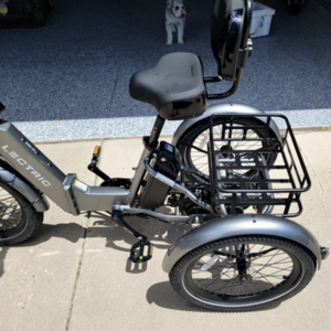 2023 Lectric eBikes tricycle Silver, gray or bare metal