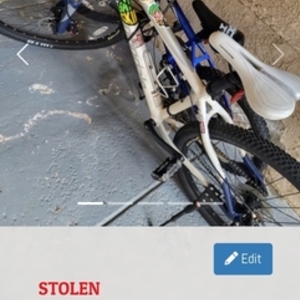 2009 Cannondale Stickers tape or other cover-up, White, and Blue