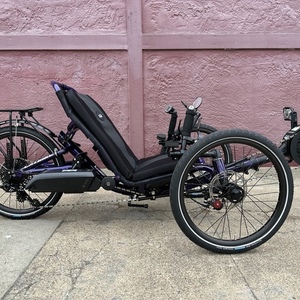2023 Catrike Trail e-cat recumbent Purple