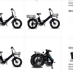 2022 Lectric eBikes Folding Black