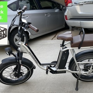 2022 Rad Power Bikes RadRunner Plus Silver, gray or bare metal