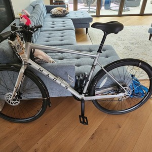 2023 Marin Bikes Fairfax 2 Silver, gray or bare metal