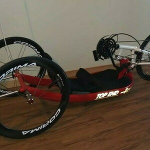 2018 Invacare Top End recumbent Red and White