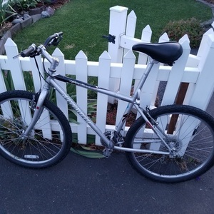 1999 Specialized Hard Rock Comp Silver, gray or bare metal