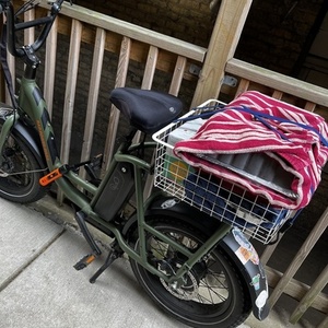 2021 Rad Power Bikes Rad Runner 1 cargo bike (rear storage) Green