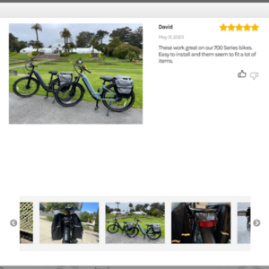 2022 Ride1Up 700 Blue and Black