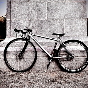 1994 Devinci Korrigan/hybrid, no paint Silver, gray or bare metal and Green