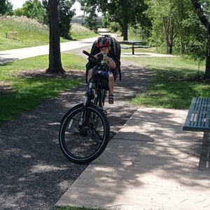 2022 Serfas Step thru Silver, gray or bare metal