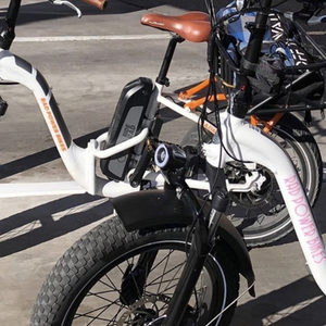 2020 Rad Power Bikes RadMini Step-Thru Electric Fat Bike V... White, Black, and Stickers tape or ...