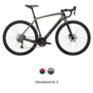 2022 Trek Checkpoint SL5 Silver, gray or bare metal