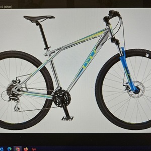 GT Bicycles Timberline Silver, gray or bare metal