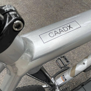 2021 Cannondale CAADX 1 Silver, gray or bare metal and Black
