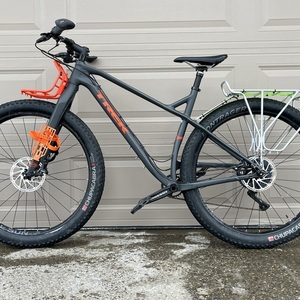 2019 Trek 1120 Silver, gray or bare metal and Orange