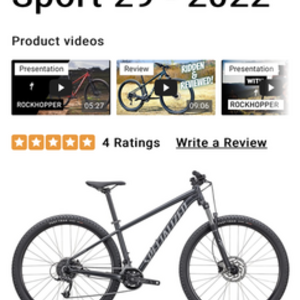 2019 Specialized Rockhopper Silver, gray or bare metal
