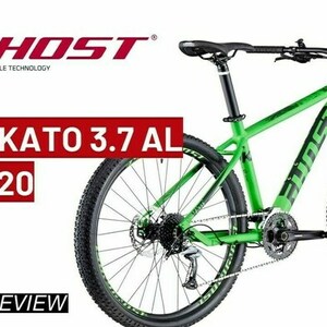 2020 Ghost Kato 3.9 ALU Green and Black