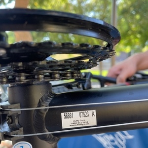 2023 Huffy Triangular, 3 Sides, Standard Black