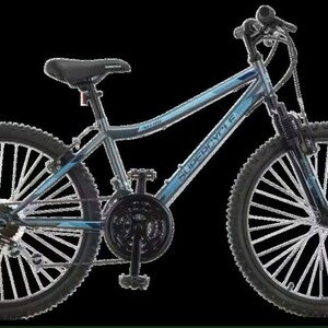 Supercycle 14" high tensile steel Silver, gray or bare metal and Blue