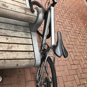 2021 Giant Toughroad SLR Silver, gray or bare metal and Black