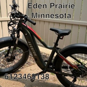 2021 Aventón Electric fat tire bike Green, Red, and Yellow or Gold