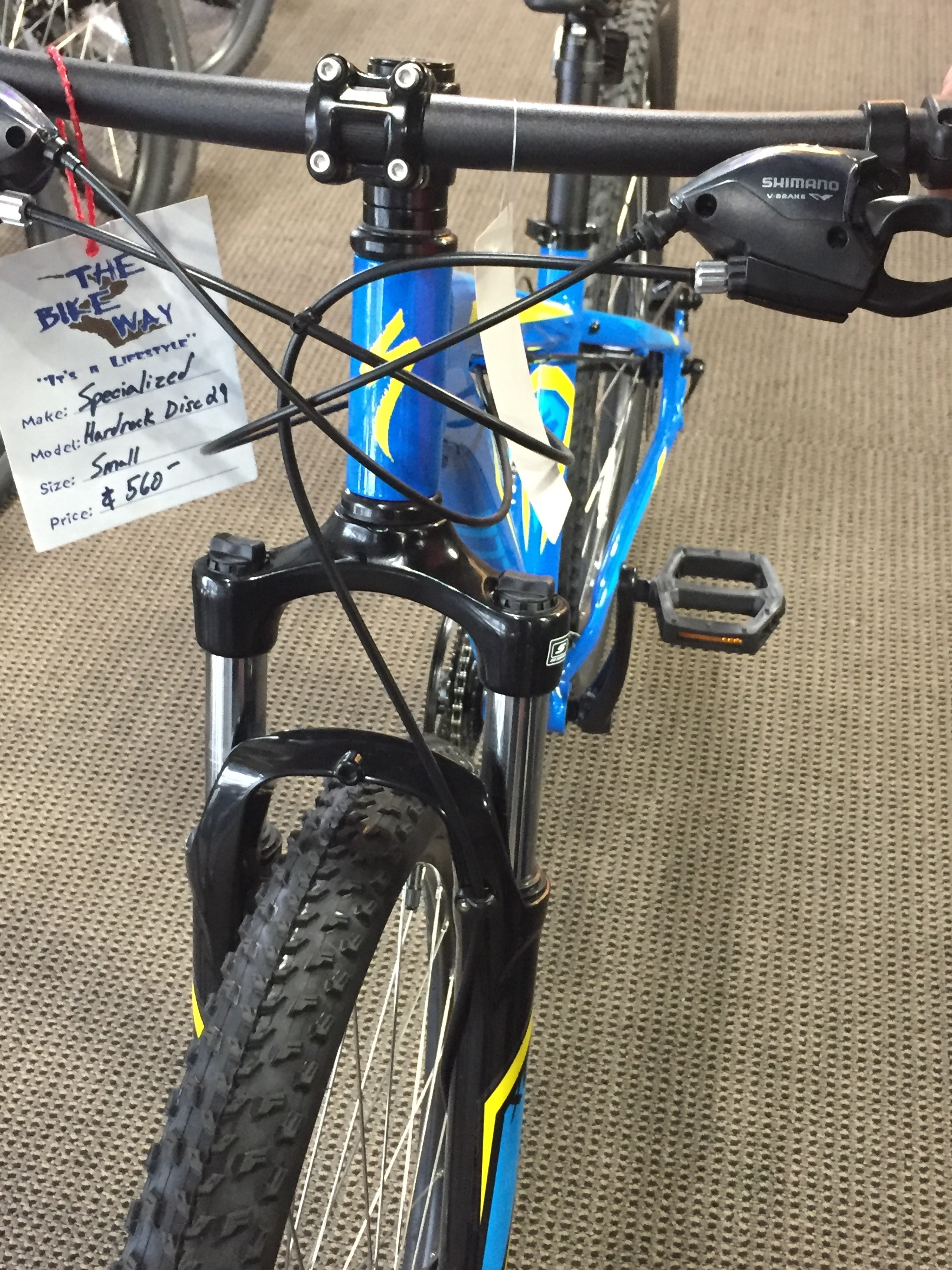 2016 Specialized HR DISC 29 NEON BLU/CYAN/YEL S