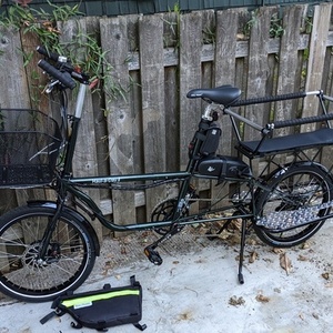 2023 Bike Friday Haul-A-Day Elite - 2x9 Longtail base ... cargo bike (rear storage) Green