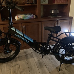 Lectric eBikes Step Thru e-skateboard (e-unicycle, personal mobility device, etc) Black and Blue