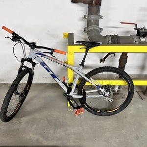 2022 GT Bicycles Aggressor Pro Silver, gray or bare metal and Orange