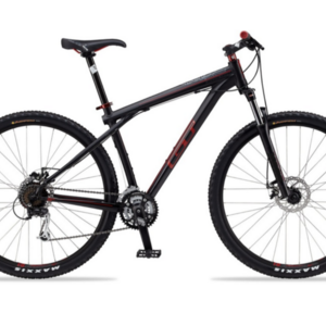 2012 GT Bicycles Karakoram 3.0 M Black, Red, and Silver, gray or bare metal