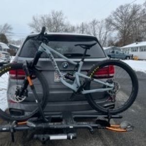 2019 Santa Cruz Bronson Silver, gray or bare metal and Black