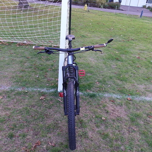 2022 Giant Fathom 1 27.5 Blue and Silver, gray or bare metal