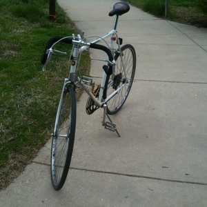 1987 Schwinn World White, Red, and Black