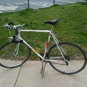 1987 Schwinn World White, Red, and Black