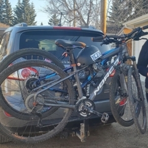 2013 Norco Bikes A dual sport bike with tires that are... Silver, gray or bare metal, White, and ...