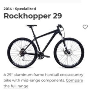 2014 Specialized Rockhopper Black