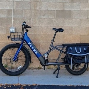 2022 Radio Flyer L885 large cargo bike (rear storage) Blue