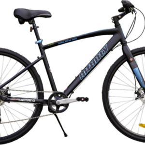 2022 Infinity Cycle Works Infinity Boss Three Unisex Hybrid Bike Black and Blue