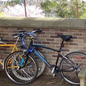 2022 Infinity Cycle Works Infinity Boss Three Unisex Hybrid Bike Black and Blue