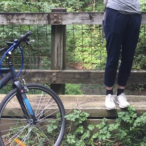 2022 Infinity Cycle Works Infinity Boss Three Unisex Hybrid Bike Black and Blue