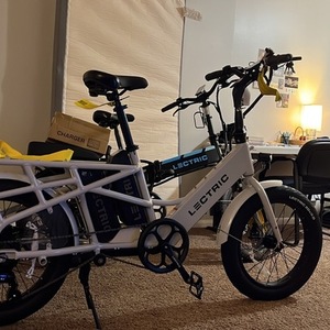 2023 Lectric eBikes Cargo ebike White