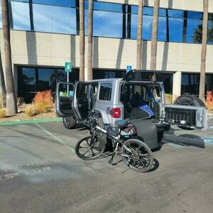 2020 Aceshin 26 inch Folding Ebike White