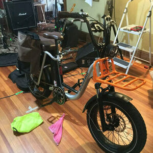 2022 Rad Power Bikes Rad Runner Plus Silver, gray or bare metal