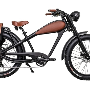 2020 Revi E-bikes Cheetah Cruiser Black and Brown