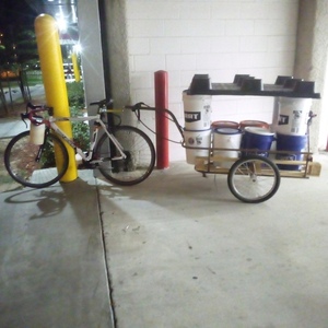 Human Powered Machines / CAT Oregon Trailer bike trailer Brown