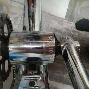 Fit bike Co. Chrome Fit bike with 10 tooth Silver, gray or bare metal and Black