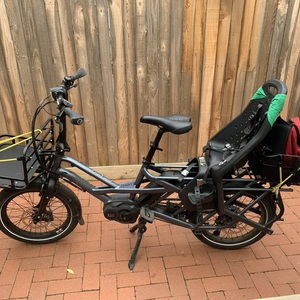 2019 Tern GSD 400Wh - Matte Silver Blue Matt Blue